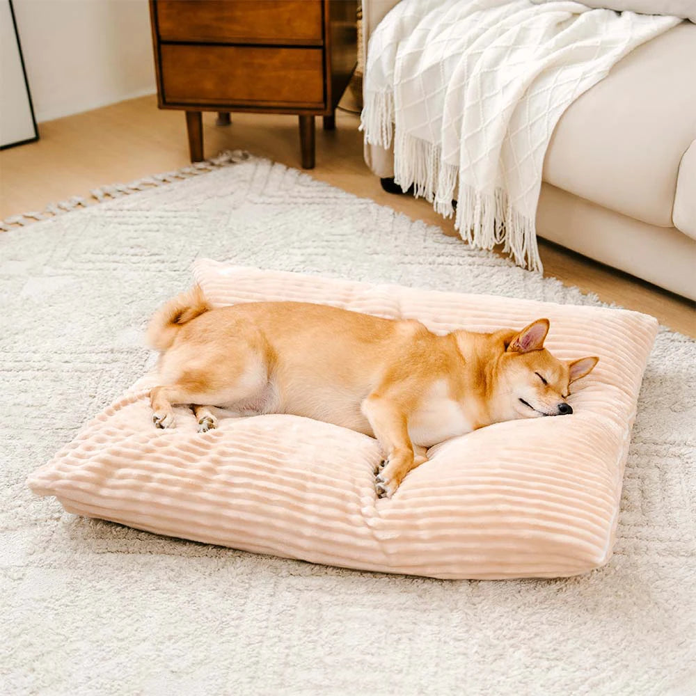 Grand lit pour chien vintage et confortable et apaisant