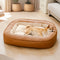 Waterproof Non-stick PU Leather Scratch-resistant Full Support Dog Bed