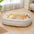 Waterproof Non-stick PU Leather Scratch-resistant Full Support Dog Bed