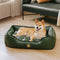 Luxury Faux Leather Waterproof Removable Dog Sofa Bed