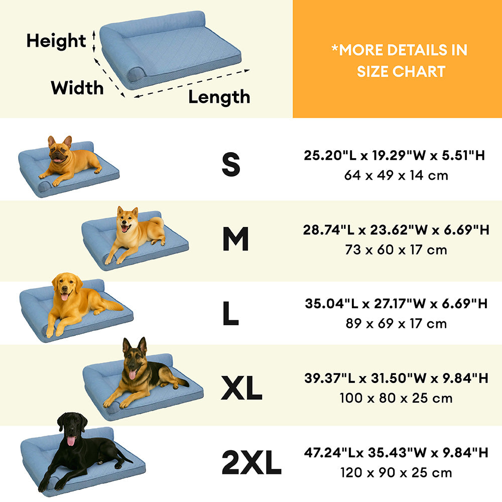 Large Cooling Breathable Non-Slip Orthopedic Dog Bed