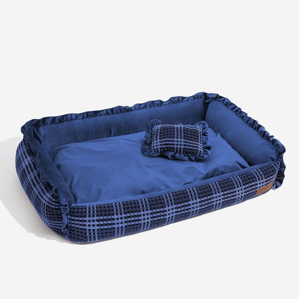 Cama de almohada de almohada para perros de lujo con almohadilla para perros de lujo
