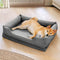 Nordic Style Waterproof Anti-Scratch Washable Dog Sofa Bed with Pillow