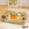 Vintage Leisure Diamond Dog & Cat Sofa Bed - FUNNYFUZZY
