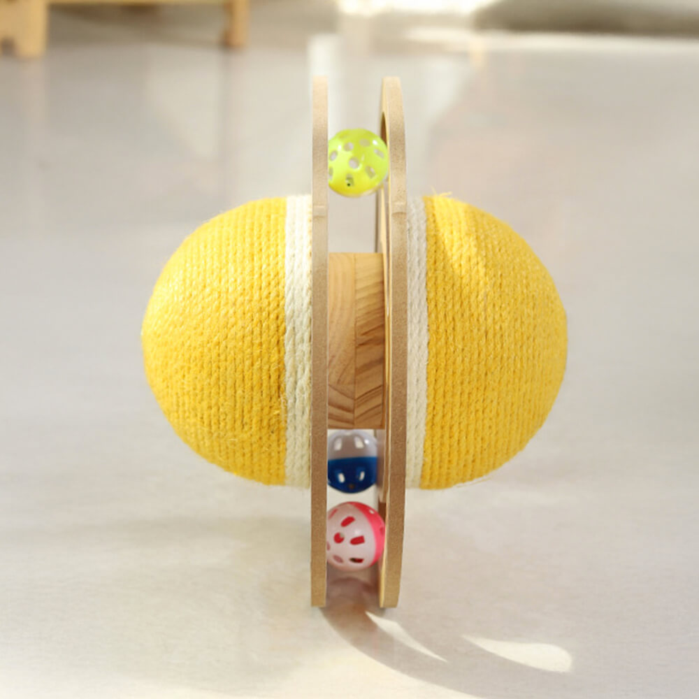 Sisal scratching bola interactiva gato juguete