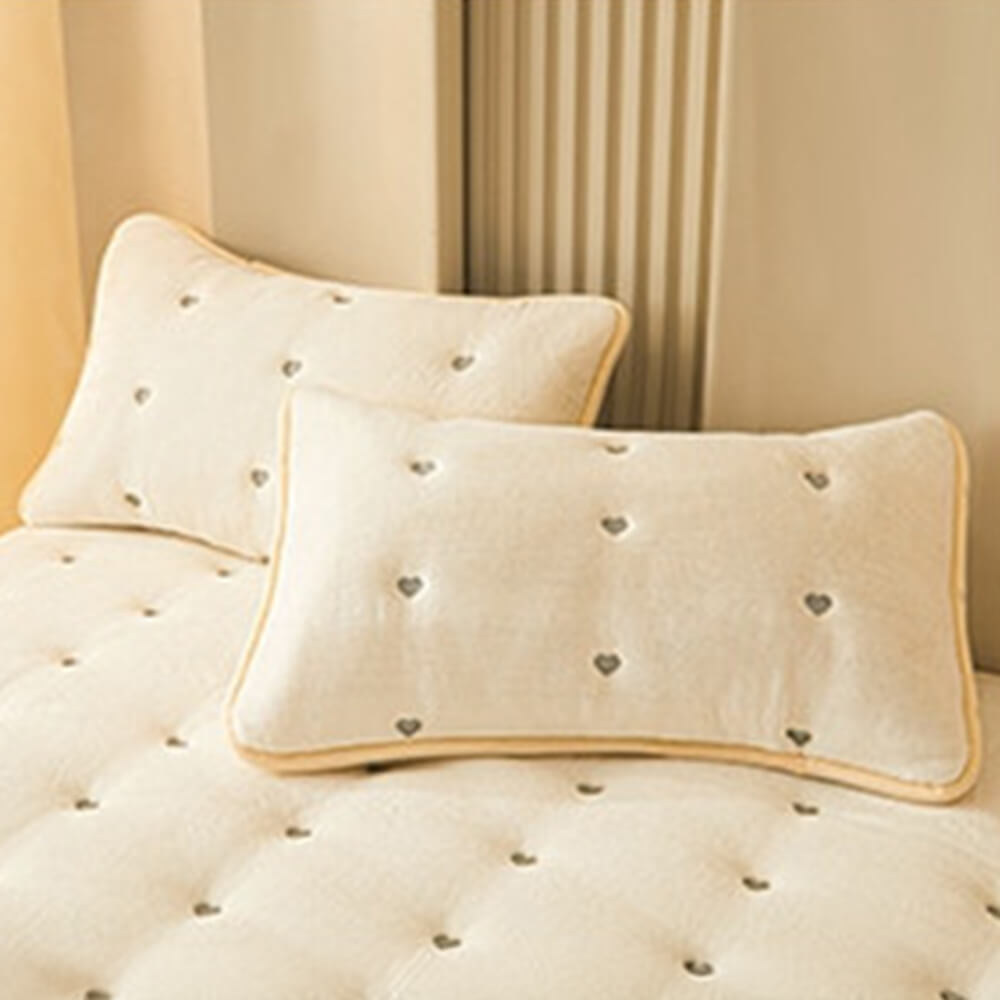 Cubierta de colchón de lámina ajustada suave y cálida