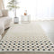 Tapis de maison en faux cachemire de style moderne et simple à carreaux
