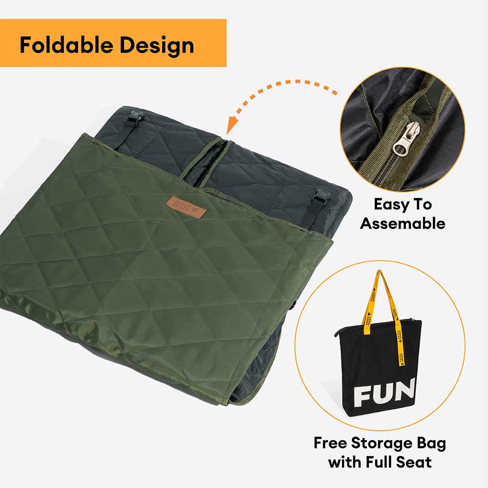 Dormitorio móvil Extensor de asiento de asiento trasero de cobertura completa de Bedroom Mobile - Ideal para viajar y acampar