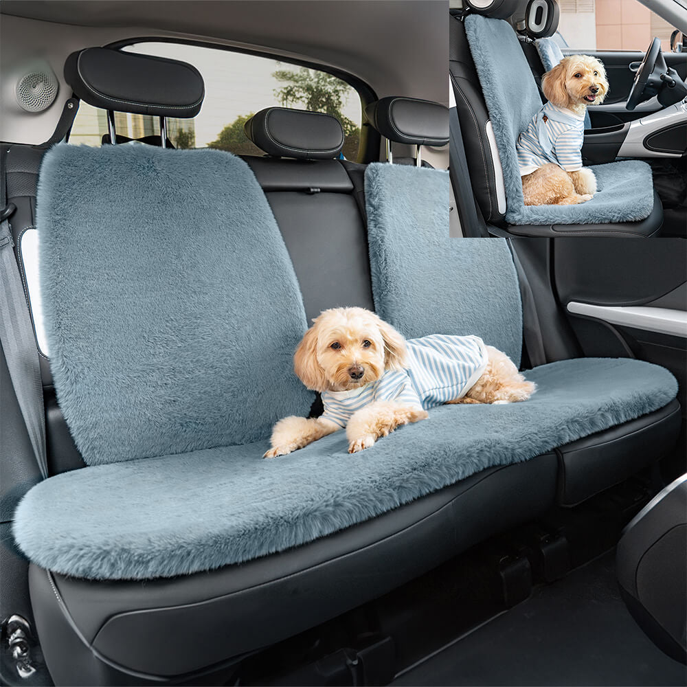 Cubierta de asiento de carro de perro humano de lujoso y lujoso