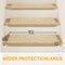 Faux Sisal Diamond Wear-Resistant Stair Protection Bullnose Non Slip Stair Treads