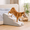 Chenille Extra Wide Non-Slip Removable Sponge Pet Stairs - SafeRamp
