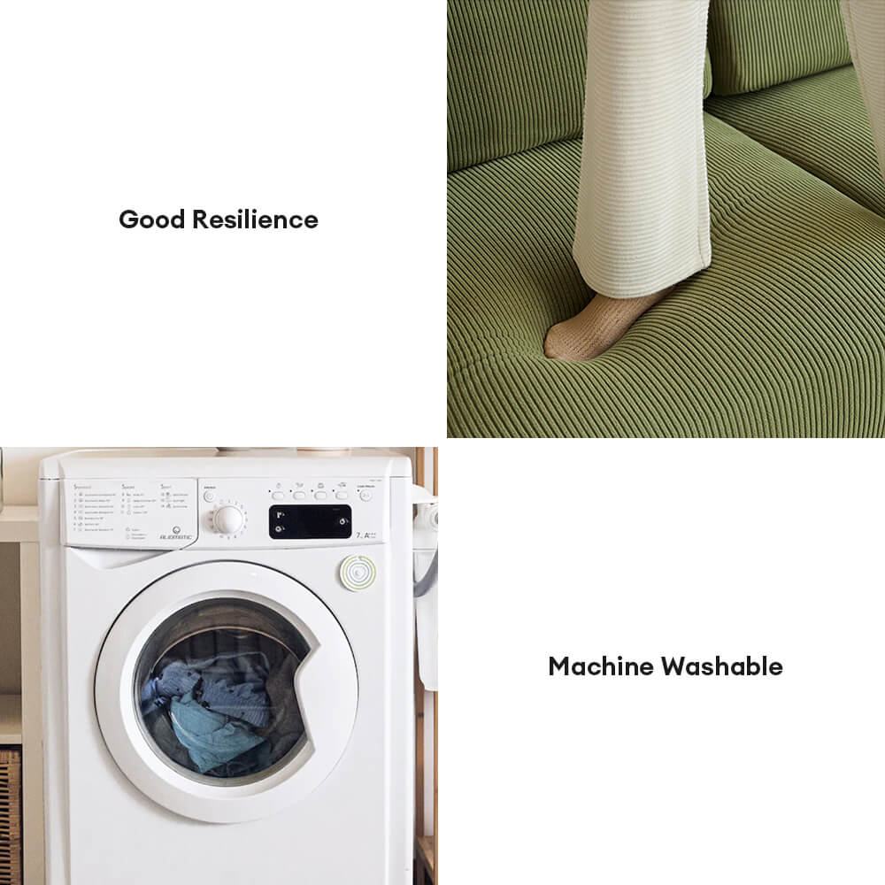 Corton de cuerda de franja vertical anti-scratch estirado cubierta de sofá de cubierta completa