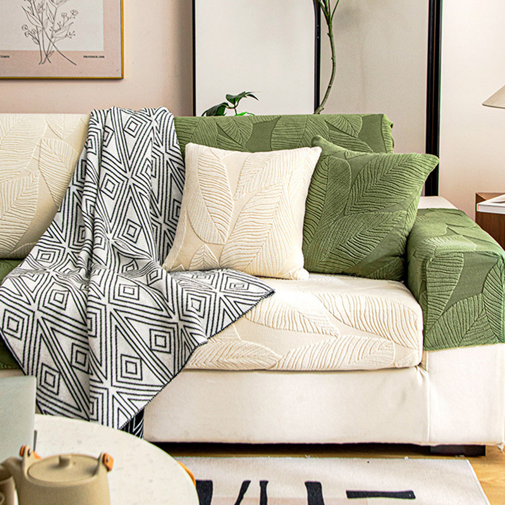 Modern Jacquard Jacquard Water Water Anti-Scratch Stretch Full Wrap Couch Couch Couch Couch