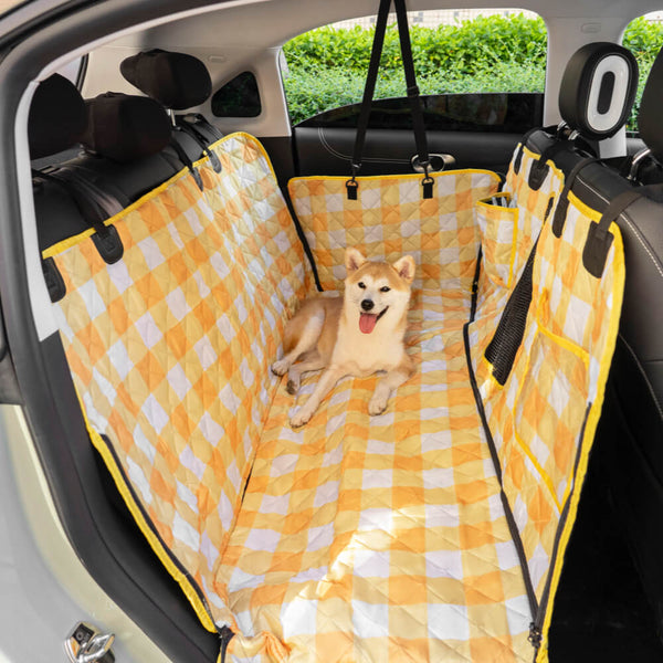 Cationic Fabric Oxford Fabric Waterproof Scratch Resistant Dog Car Seat Cover - FUNNYFUZZY