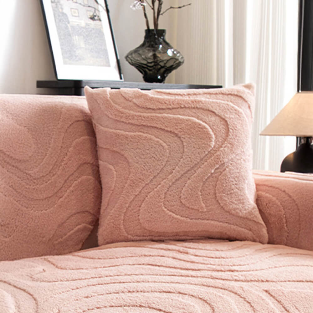 Cubierta de sofá protector sin deslizamiento de Jacquard Curvado Currush