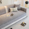 Chenille Jacquard Wide Edge Design Scratch-Resistant Couch Cover
