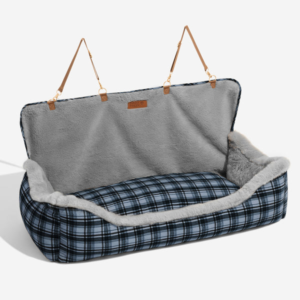 Gran clásico y esponjoso refuerzo para perros asiento para perros segura