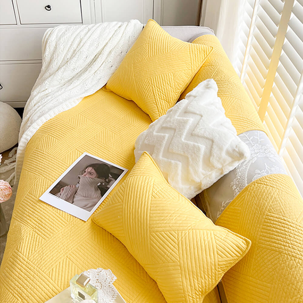 Cubierta de sofá de algodón sólido de algodón sólido de algodón sólido para todas las estaciones