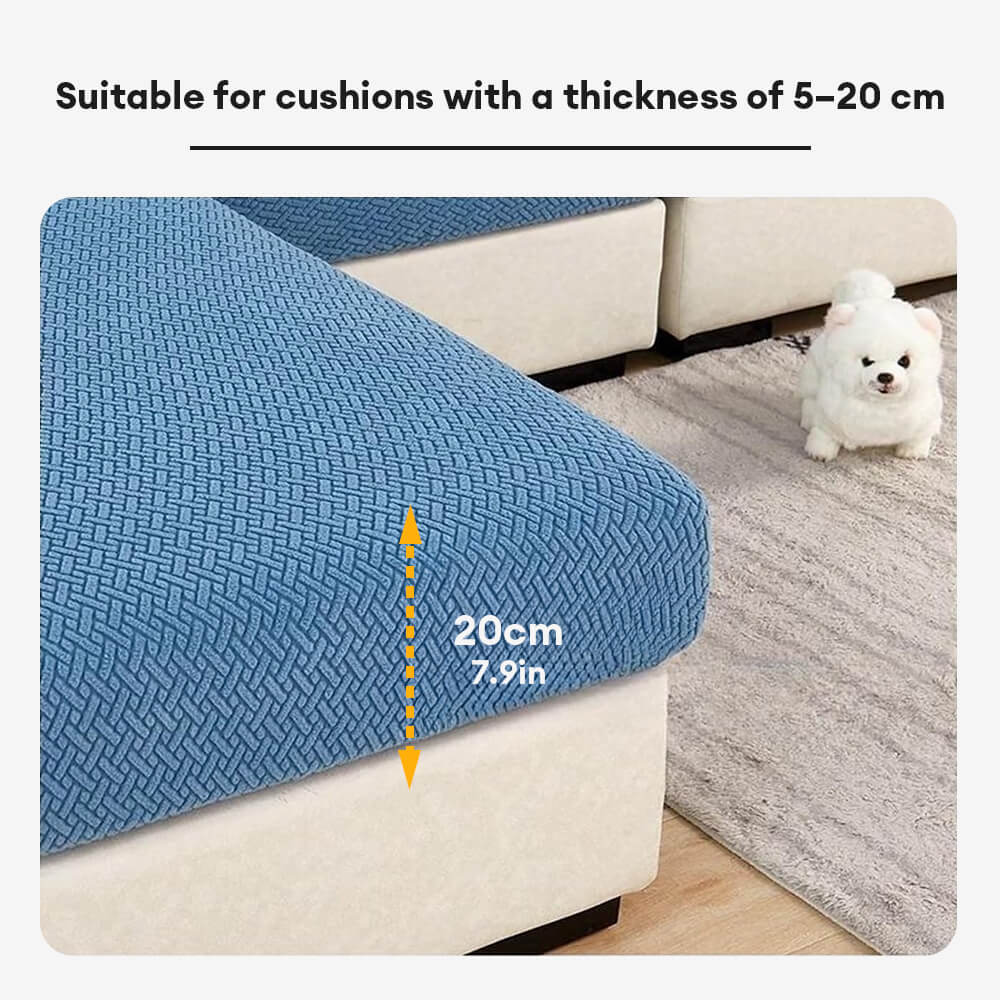 Textura de la hoja de trigo para toda la temporada universal elástica de protección completa Magic Couch Couch