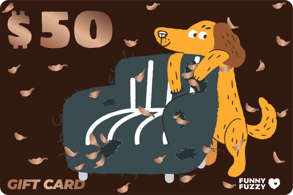 $50 FUNNYFUZZY Gift Card - FUNNYFUZZY