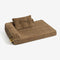 Corduroy Anti-Scratch Removable Orthopedic Dog Bed with Pillow - ComfySofa