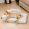 Corduroy Anti-Scratch Removable Orthopedic Dog Bed with Pillow - ComfySofa