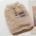 Chaleco de perro difuso cómodo y elegante: perfecto para caminatas de invierno