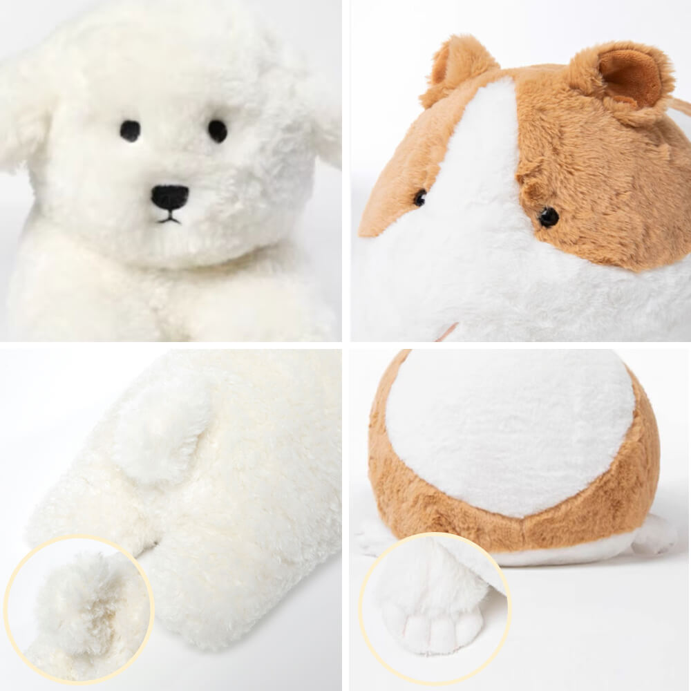 Serie de animales almohadas de tiro largas regalo de decoración de la almohada de mascota