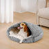 Calming Plush Semi-Enclosed Pet Nest Pita Bed For Dogs - FUNNYFUZZY