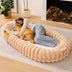 Cama de perros humanos de donas súper grandes y llenosas cremosas - Cuddle Cradle