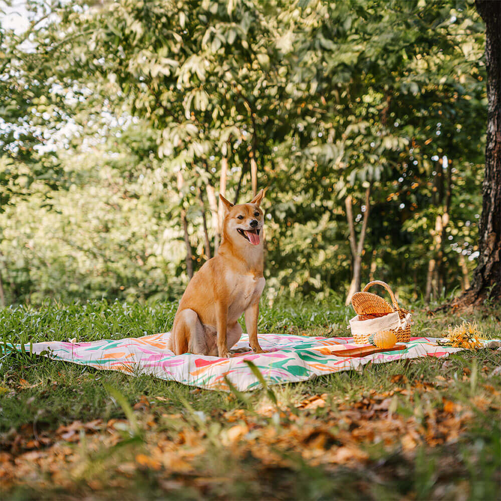 Estilo tropical - Picnic impermeable y tapa del asiento trasero de doble uso