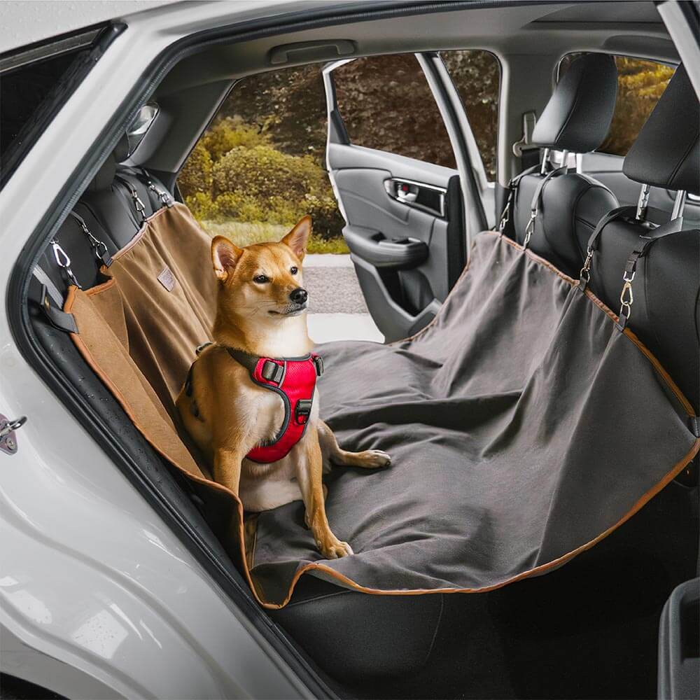Classic Retro - Waterproof Camping & Car Dual-Use Back Seat Cover