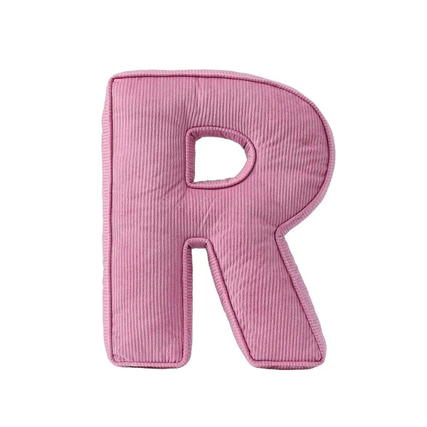 Corduroy Soft Hugging Letter Sofa Pillow