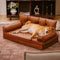 Luxe Faux Faux Leatht ortopedic ortopedic Bed de perros grande - Corelounge