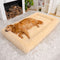 Luxury Super Large Sleep Deeper Oval Bed Human Dog Bed - FUNNYFUZZY