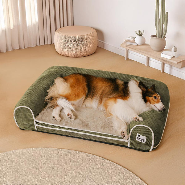 Cama de perro ortopédico de doble capa de lujo