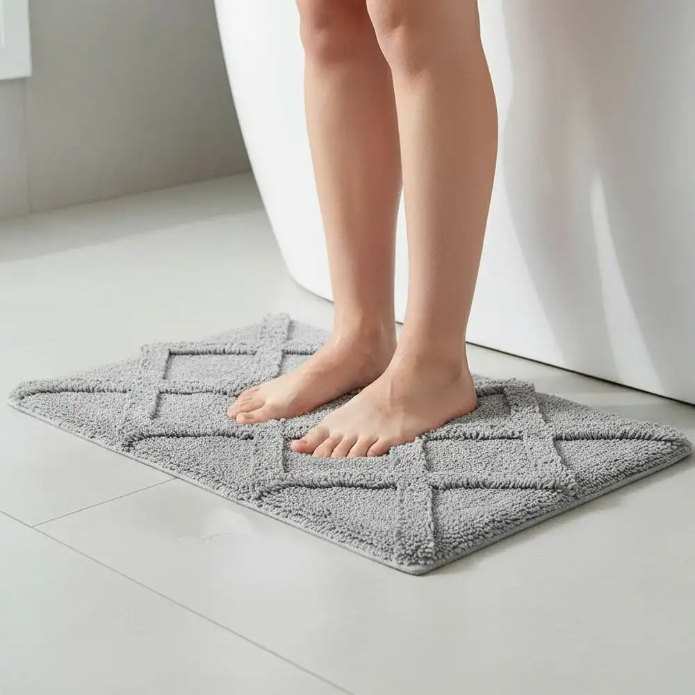 Diamond Plush Thick Absorbent Washable Non-Slip Carpet
