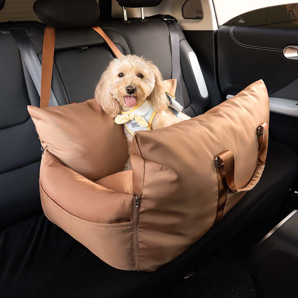 Waterproof Dog Car Seat Bed - First Class - FUNNYFUZZY