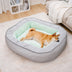 Waterproof Non-stick PU Leather Scratch-resistant Full Support Dog Bed