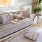 Classic Natural Cotton Linen Breathable Couch Cover