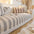 Stripe de lino de algodón Anti-scratch muebles protector de sofá cubierta del sofá