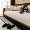Modern Chic Herringbone Chenille Anti-scratch Non-Slip Couch Cover