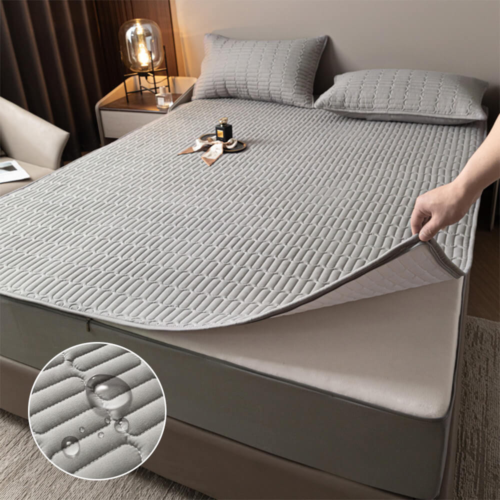 Soft & Antibacterial Full Enclosure Waterproof Zippered Mattress Protector