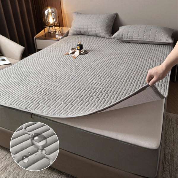 Soft & Antibacterial Full Enclosure Waterproof Zippered Mattress Protector