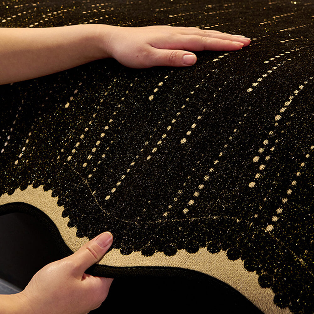 Trendy Chenille Anti-Scratch Elegant Wavy Shaped Couch Cover