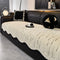 Trendy Chenille Anti-Scratch Elegant Wavy Shaped Couch Cover