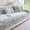 Chenille Romantic Botanical Design Comfortable Couch Cover