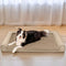 Faux Fleece & Suede Full Support Orthopedic Dog Bed - FUNNYFUZZY