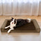 Faux Fleece & Suede Full Support Orthopedic Dog Bed - FUNNYFUZZY