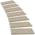 Faux Sisal Diamond Wear-Resistant Stair Protection Bullnose Non Slip Stair Treads